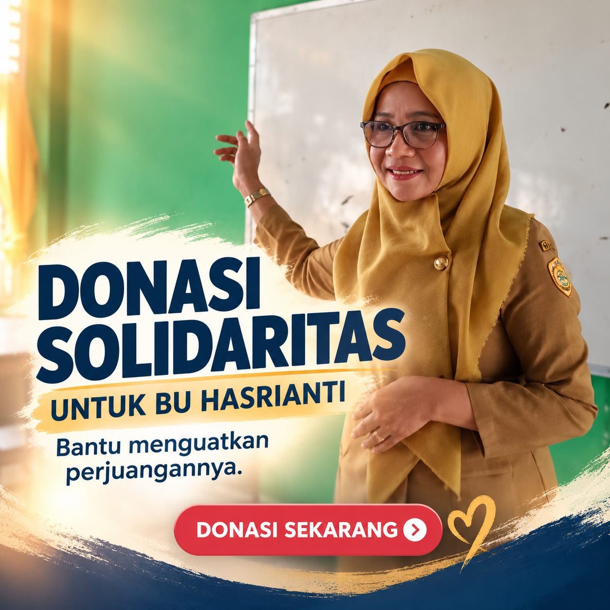 Background 💙 GERAKAN SOLIDARITAS UNTUK BU HASRIANTI
